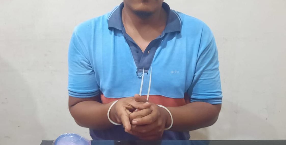 Resnarkoba Polres Kampar Tangkap Seorang Pengedar Shabu di Penyasawan Rumbio