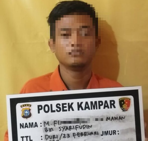Nyuri Sepeda Motor di Kampar, Pelaku Ditangkap Unit Reskrim Polsek Kampar di Kota Pekanbaru
