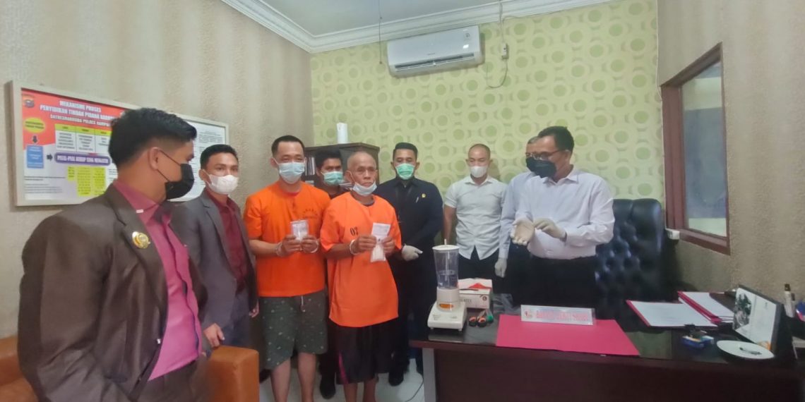 Resnarkoba Polres Kampar Musnahkan Barang Bukti Narkotika Jenis shabu Seberat 37,9 Gram
