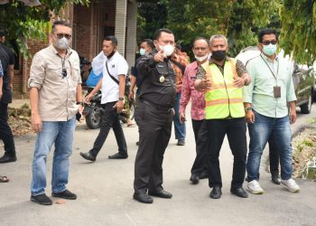 Tinjau Infrastruktur Jalan, Bupati Kampar Berupaya memprioritaskan Akses Jalan Lintas Desa dan jalan lintas Kecamatan