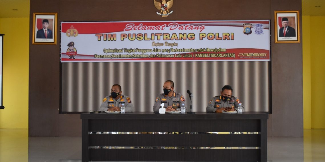 Tim Puslitbang Polri Gelar FGD di Polres Kampar Tentang Pengguna Jalan Yang Berkeselamatan