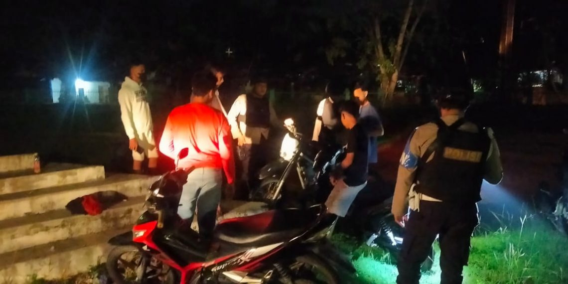 Cegah Balap Liar, Tim TEMBAK Polres Kampar Amankan 10 Motor Tanpa Kelengkapan dan Surat-surat