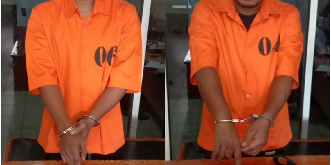 Lidik Kasus Curat, Unit Reskrim Polsek Tapung Temukan dan Tangkap 2 Pelaku Narkoba