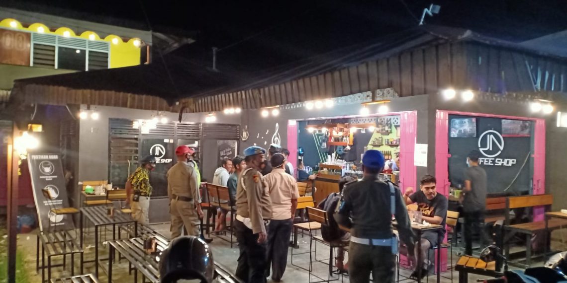 Walaupun Penyebaran Covid-19 Menurun, Jajaran Polres Kampar Terus Gencarkan Pendisiplinan Protkes