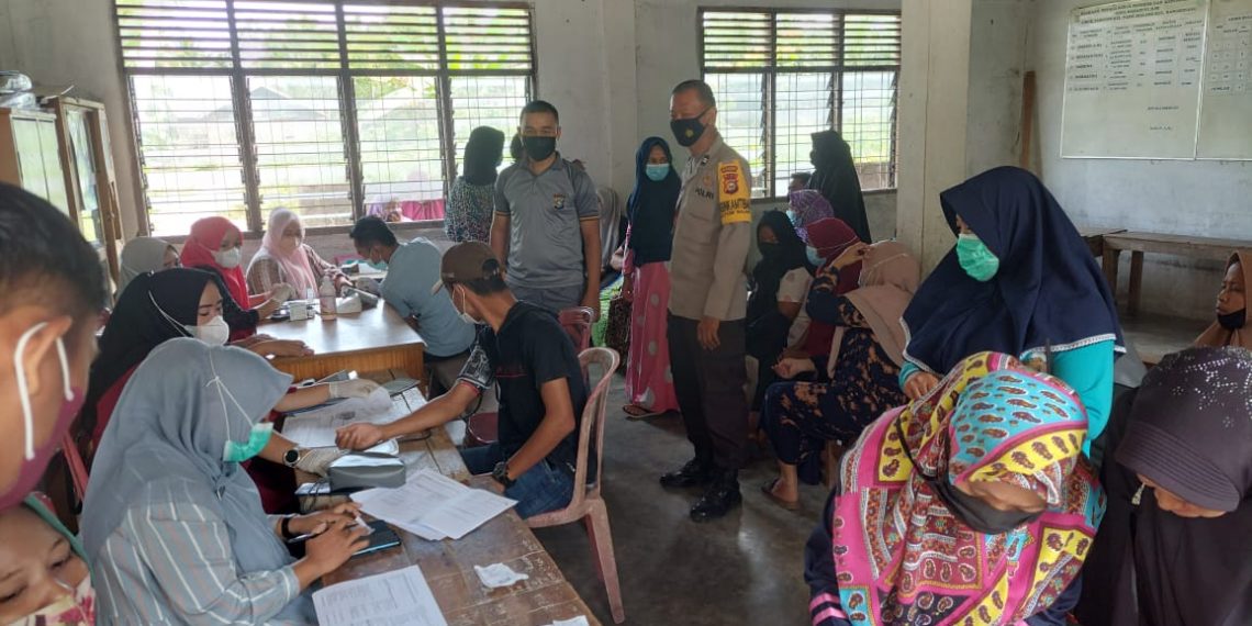 Gelar Vaksinasi Serentak, Polres Kampar Alokasikan 4 Ribu Dosis Vaksin Untuk Masyarakat