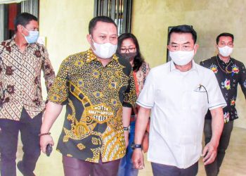Hari Kedua Festival HAM 2021, Bupati Kampar Sempat Berbincang Dengan Kepala Staf Kepresidenan RI.