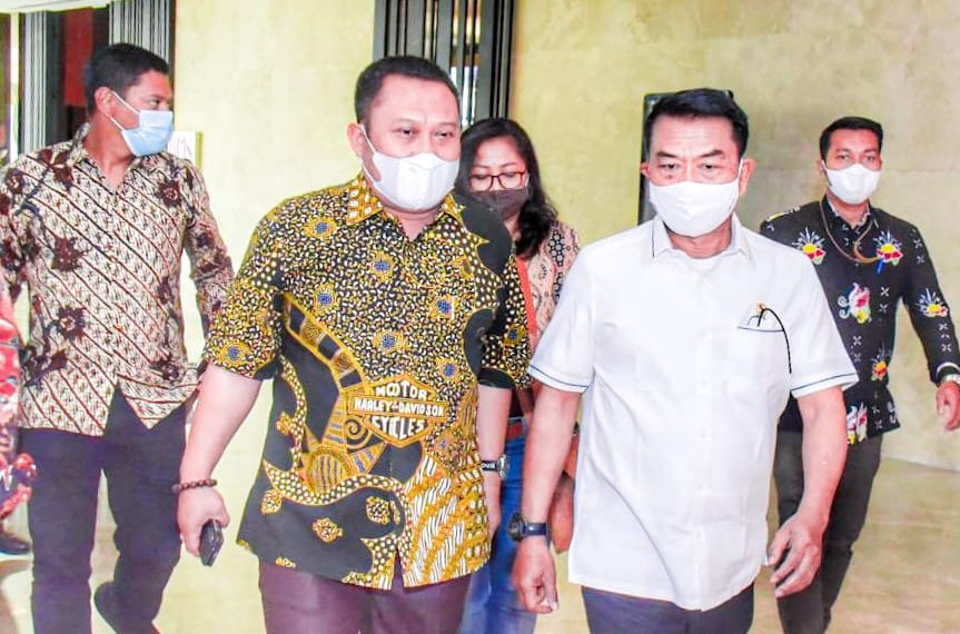 Hari Kedua Festival HAM 2021, Bupati Kampar Sempat Berbincang Dengan Kepala Staf Kepresidenan RI.