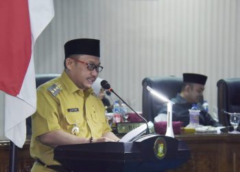 Bupati Kampar Dan Ketua DPRD Kampar Tandatangani MoU KUA PPAS APBD Kampar 2022.