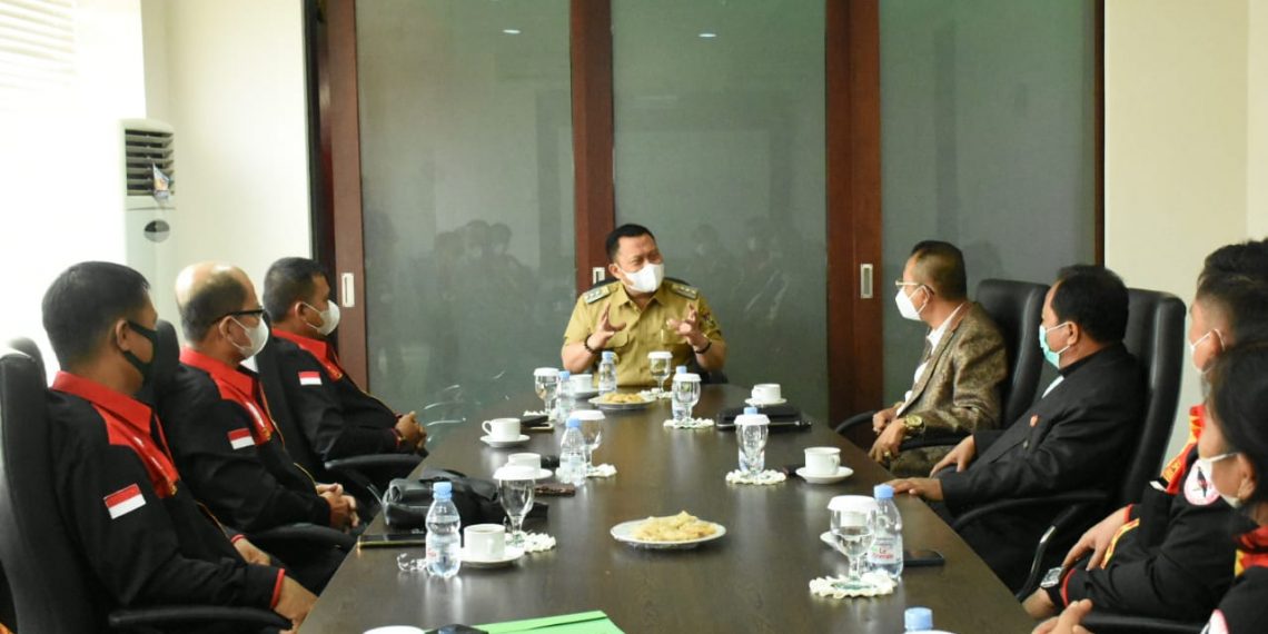 Terima Kunjungan PNK Kampar, Bupati Kampar : Keberagaman masyarakat menjadi modal Pembangunan.