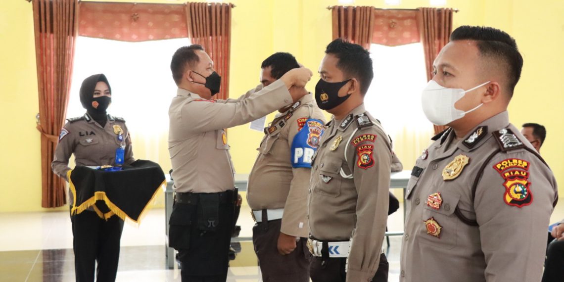 Kesiapan Operasi Lilin Lancang Kuning 2021, Polres Kampar Gelar Lat Pra Ops Lilin Lancang Kuning 2021