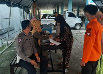 Jajaran Polres Kampar Terus Gencarkan Pendisiplinan Protkes, Walaupun Penyebaran Covid-19 Menurun