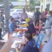 Walaupun Hujan Turun Sejak Pagi Hari, Warga Tapung Tetap Antusias Mengikuti Vaksinasi