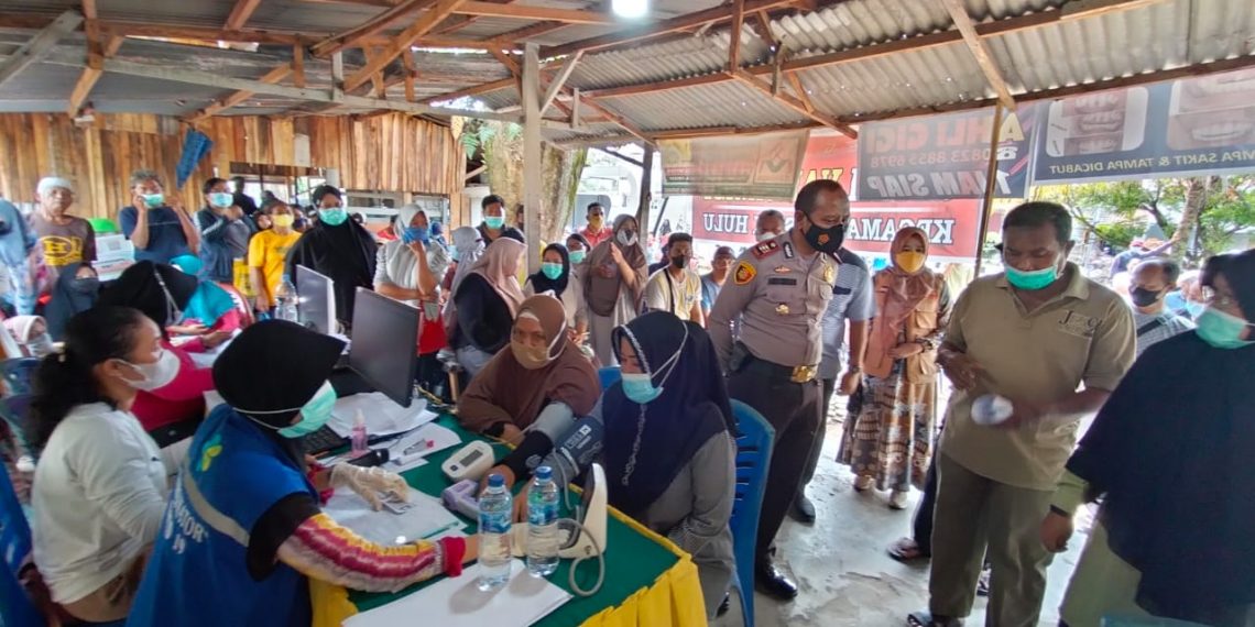 Hari Ini 11.410 Warga Kab. Kampar Ikuti Vaksinasi Covid-19, Kapolres Apresiasi Antusiasme Masyarakat