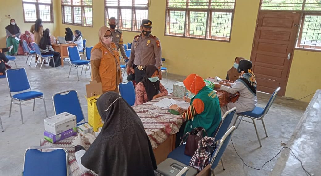 Hari ini Warga Kabupaten Kampar Yang Vaksinasi Kembali Lampaui Target, Capai 11.549 Orang