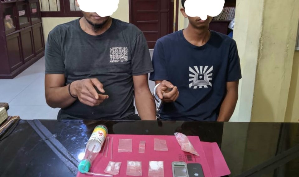 Polsek Tambang Tangkap Pengedar Shabu di Desa Terantang Kec.Tambang