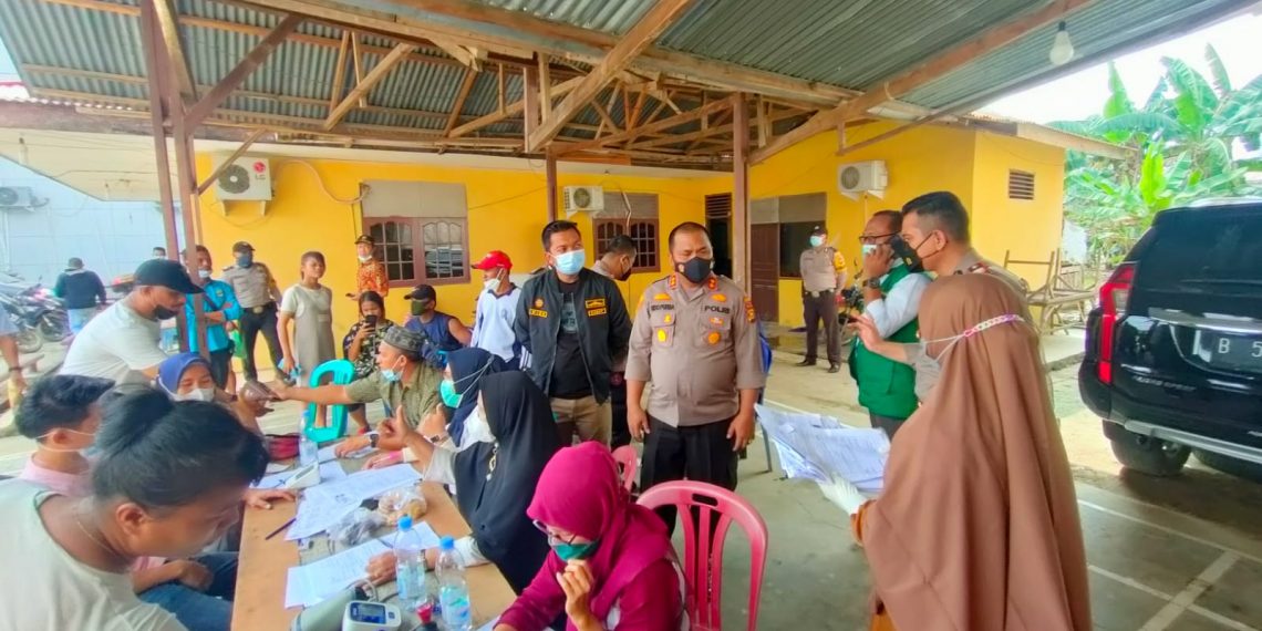 Hari ini Tim Satgas Gabungan Di Kab. Kampar Berupaya Tuntaskan Target Vaksinasi Diatas 70 Persen