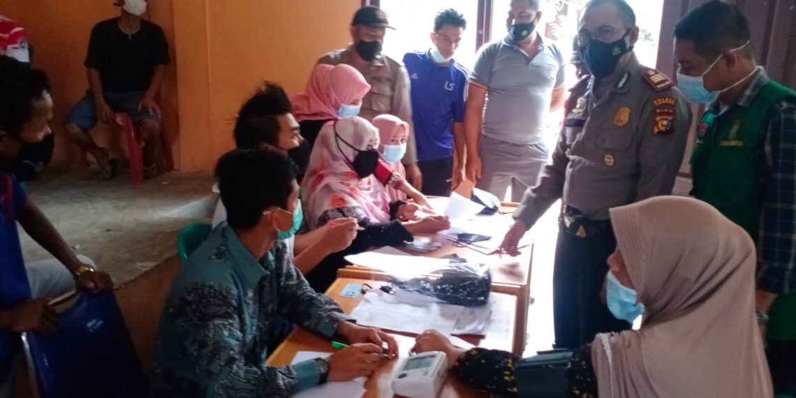 Vaksinasi di Kab. Kampar Hari ini Capai 8.643 Orang, Yang Belum Dihimbau Untuk Segera Vaksin