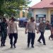 Kapolres Kampar Tinjau Vaksinasi Serentak Se-Indonesia di Desa Kepau Jaya Kec.Siak hulu