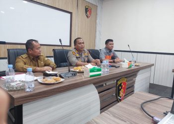 Kapolres Kampar Ajak Para Kades Bersinergi Dukung Program Percepatan Vaksinasi Covid-19