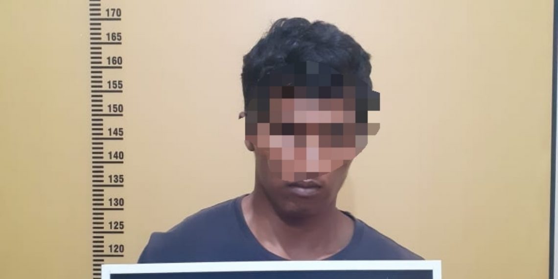 Resnarkoba Polres Kampar Tangkap Pengedar Daun Ganja Kering di DesaTeratak Bulu