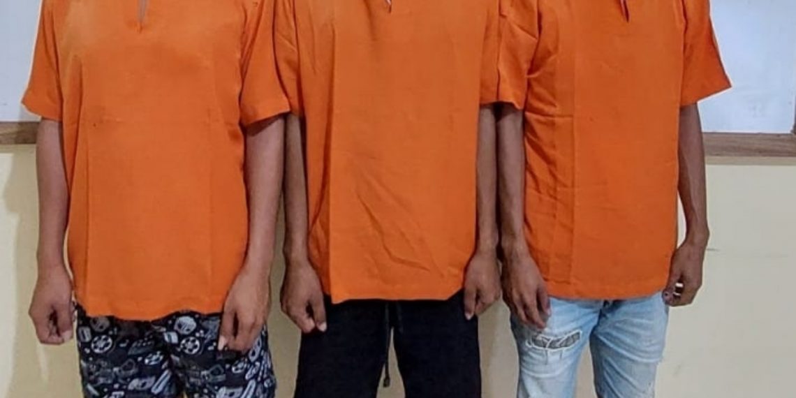 Unit Reskrim Polsek Tapung Hilir Tangkap Pelaku Curat di Desa Sekijang Kec. Tapung Hilir