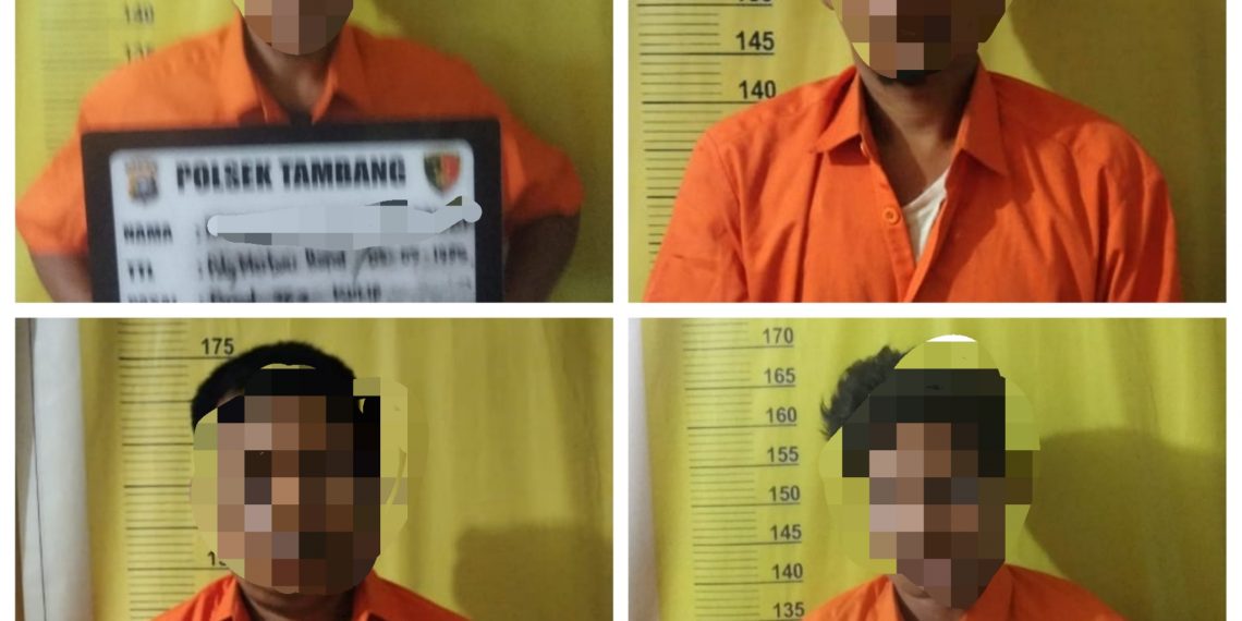 Polsek Tambang Ungkap Kasus Curanmor, Pelaku Ditangkap di 4 TKP yang Berbeda beda
