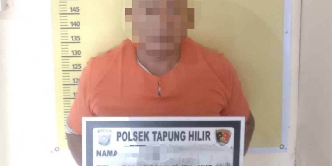Unit Reskrim Polsek Tapung Hilir Tangkap Pelaku Pengedar Narkoba di Jalur 6 Desa Tandan