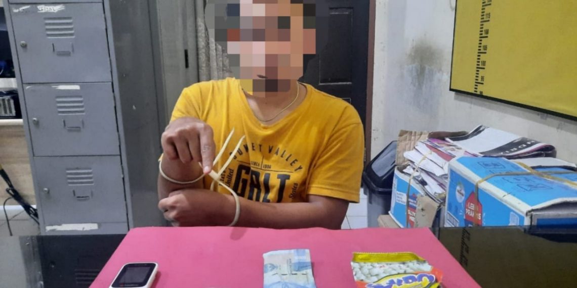 Menyimpan Sabu di Snack Kacang Pilus, Pelaku Ditangkap Tim Ojoloyo Polres Kampar