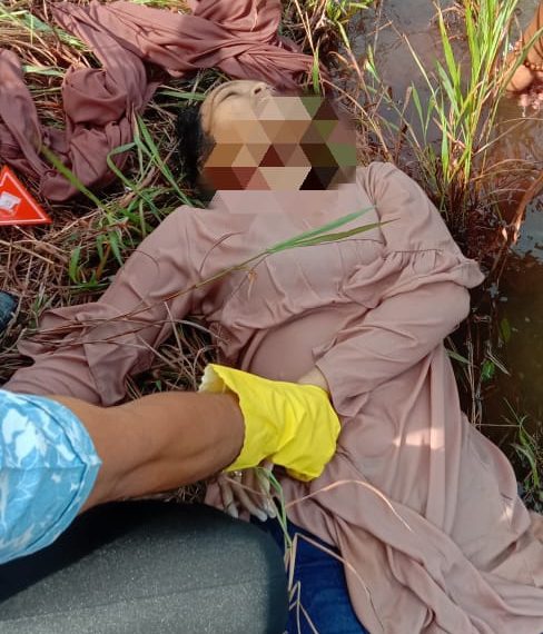 Leher Wanita di Gorok dan di Temukan Mengapung di Sungai Paku