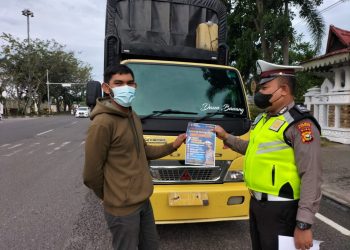 Jelang Operasi Keselamatan Lancang Kuning 2022, Satlantas Polres Kampar Rutin Sosialisasi