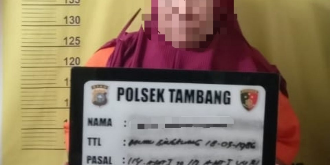 Seorang IRT di Desa Balam Ditangkap Polisi Karena Jadi Pengedar Sabu