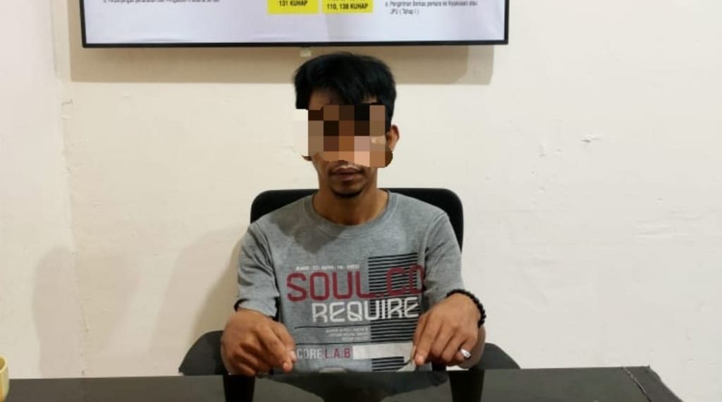 Seorang Tersangka Kasus Narkoba Diamankan Satresnarkoba Polres Kampar