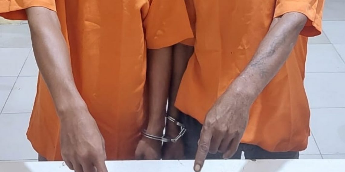 Polsek Tapung Hilir Tangkap Bapak dan anak Pengedar Shabu di Desa Kotagaro