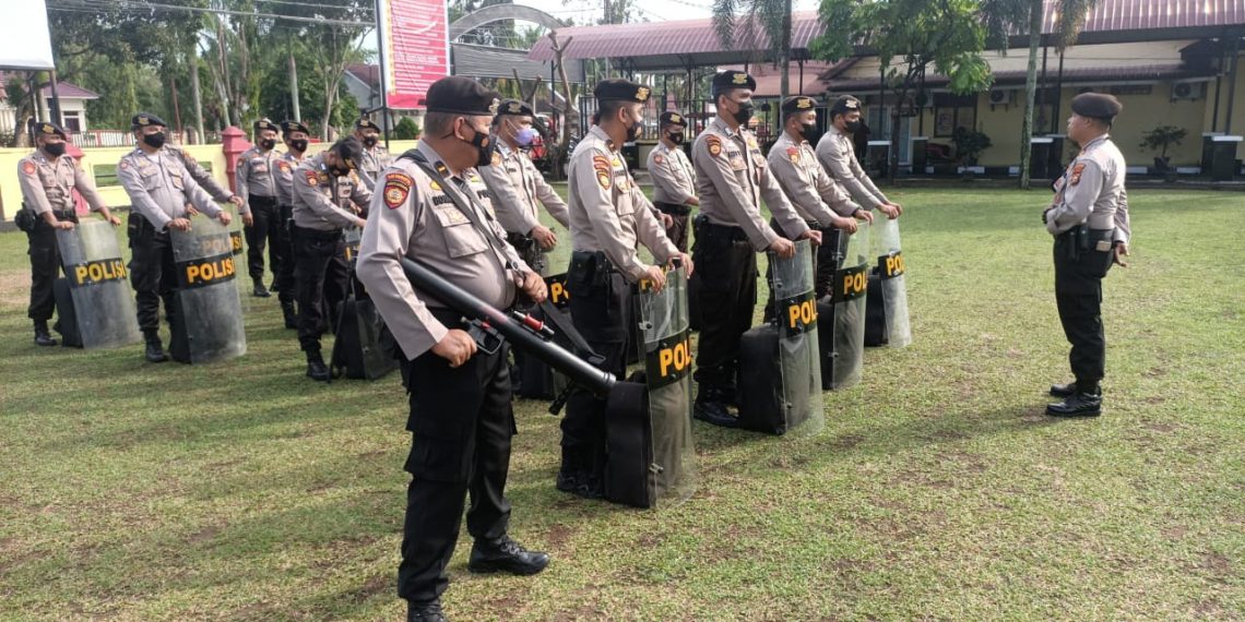 Sat Samapta Polres Kampar Laksanakan Apel Pengecekan Kesiapan Personil dan SARPRAS