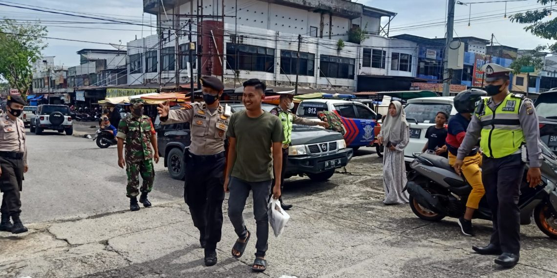Tim Gabungan Kampar Gelar Operasi Yustisi, 25 Pelanggar Prokes Ditindak