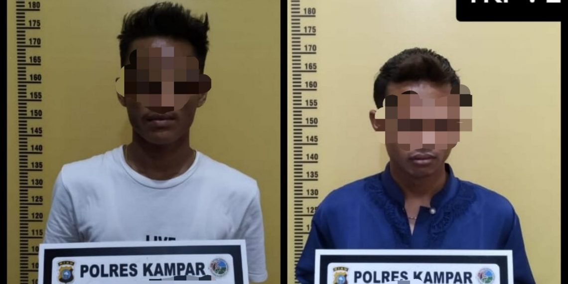 2 Pengedar Shabu Diciduk Resnarkoba Polres Kampar di 2 TKP Yang Berbeda
