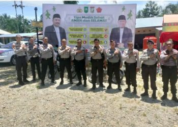 Sat Samapta Polres Kampar Laksanakan Patroli dan Turlalin serta Sampaikan Imbauan