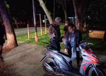 Ciptakan Rasa Aman dan Nyaman, Team Tembak Polres Kampar Rutin Patroli Malam