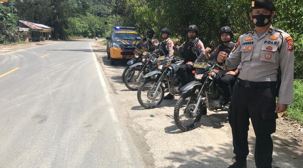 Sat Samapta Polres Kampar Rutin Patroli di Tempat Rawan Gangguan Harkamtibmas