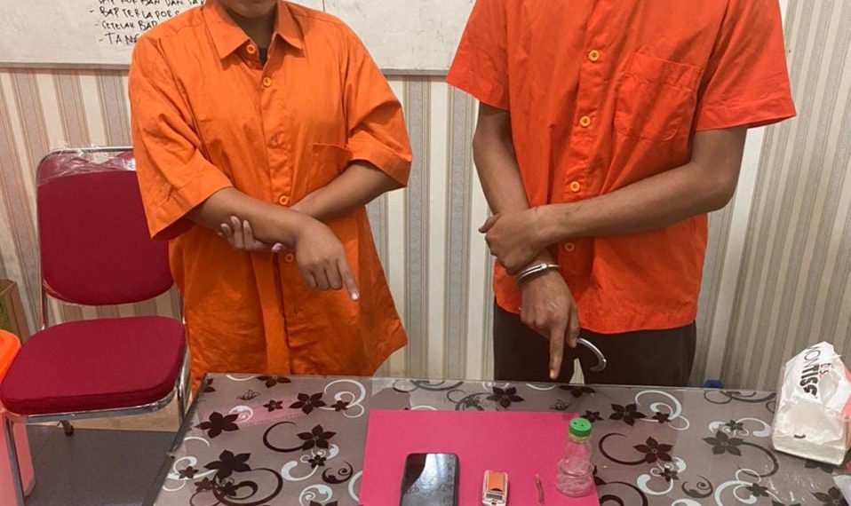 Polsek Tambang Tangkap 2 Pelaku Bandar Narkoba, 2 lainnya Melarikan Diri
