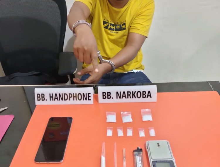 Tim Ojoloyo Tangkap Bandar Narkoba di Salo Dengan Bruto 10,08 Gram