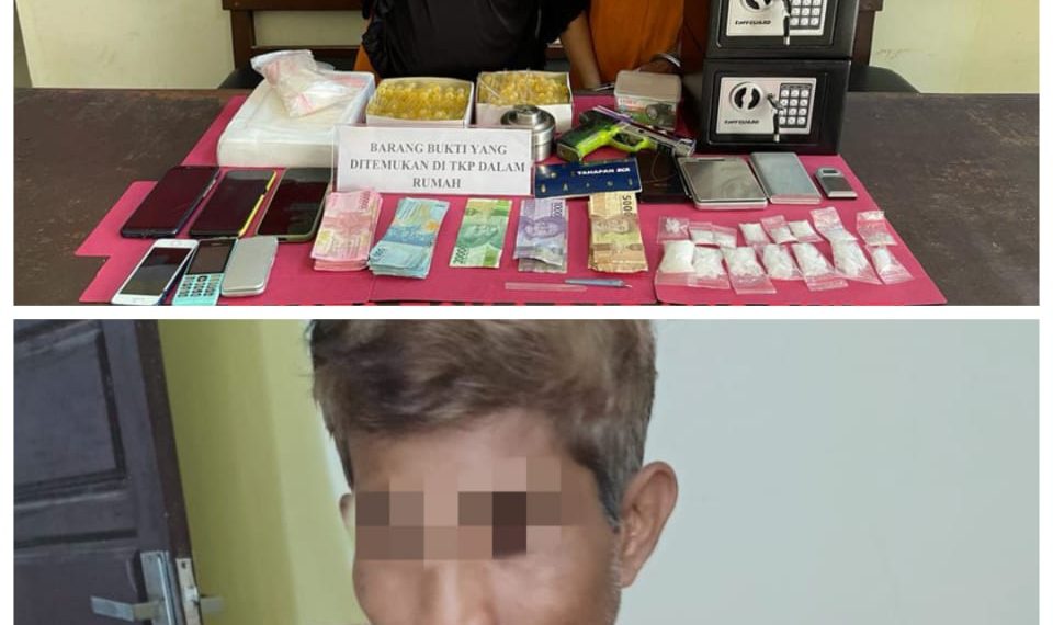 Pasutri jadi Bandar Narkoba, Terungkap dari Pemakai Narkoba di Ringkus Polsek Perhentian Raja