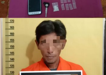 Antar Narkoba ke Tapung, Warga Pekanbaru di Ringkus Polsek Tapung di Bengkel