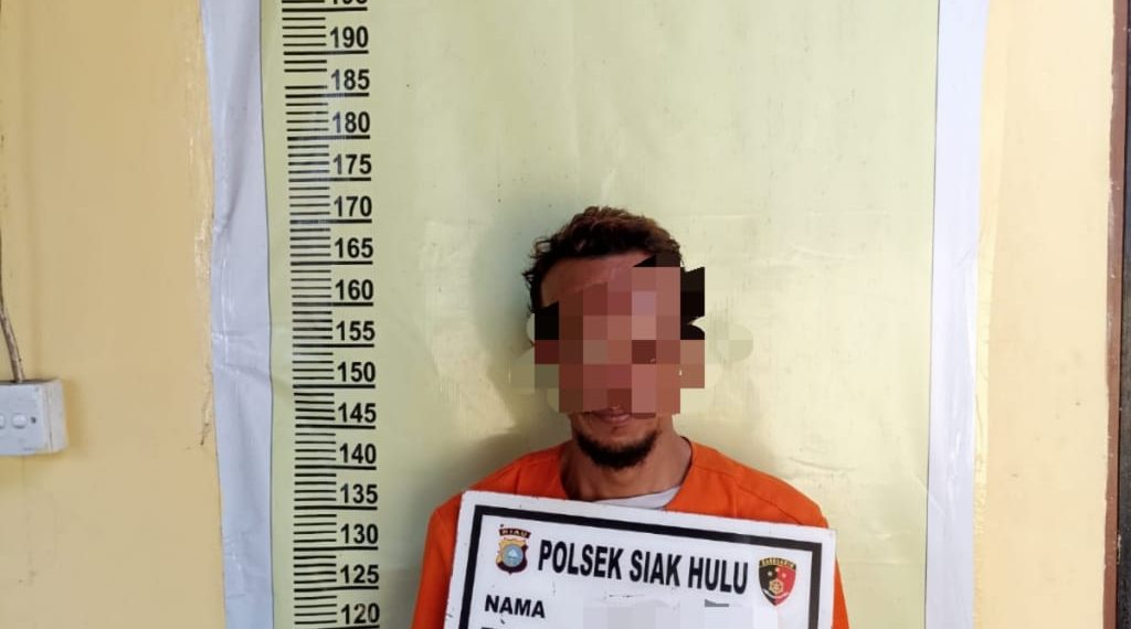 Polsek Siak Hulu Tangkap Seorang Tersangka Diduga Pengedar Narkoba di Kubang Jaya