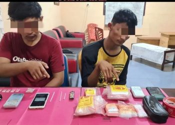 Dua Bandar Sabu-sabu di Ringkus Polsek Siak Hulu di TKP Berbeda
