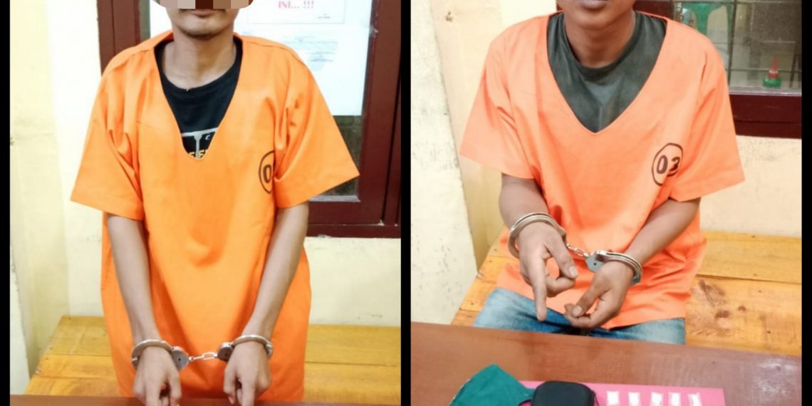 2 Pelaku Bandar Narkoba di Tangkap Polsek Kampar Kiri Hilir di 2 TKP Berbeda