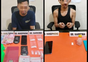 Tim Ojoloyo Polres Kampar Tangkap Dua Pelaku Narkoba Antar Kabupaten