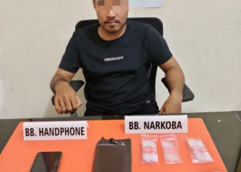 Pelaku Narkoba di Tangkap di Wisma oleh Satres Narkoba Polres Kampar