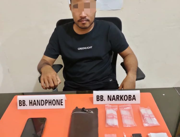 Pelaku Narkoba di Tangkap di Wisma oleh Satres Narkoba Polres Kampar