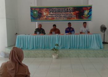 Polsek Perhentian Raja Gelar Sosialisasi Penanggulangan Bencana Alam Karhutla